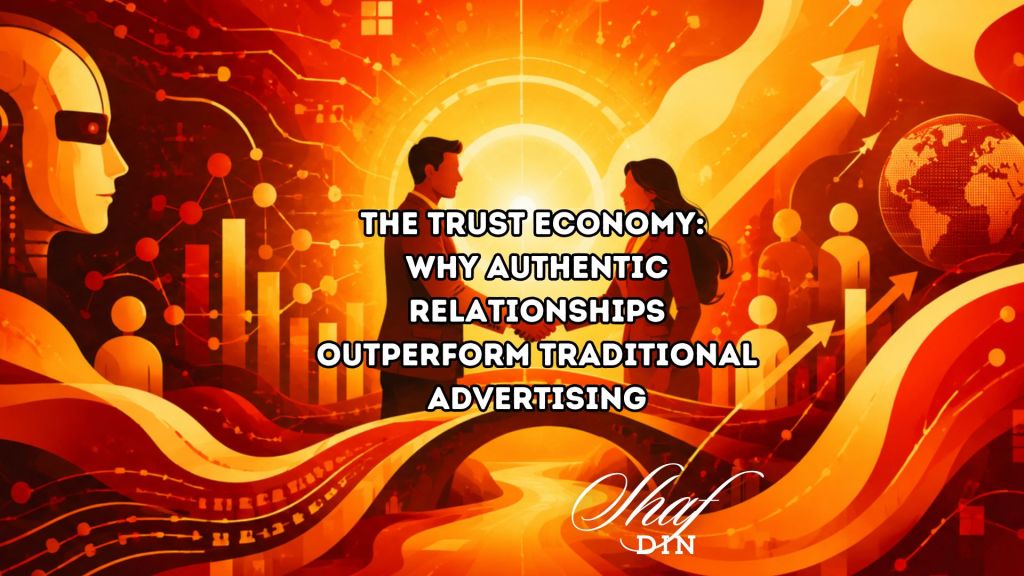The Trust Economy: Why Authentic Relationships Outperform Traditional&nbsp;Advertising